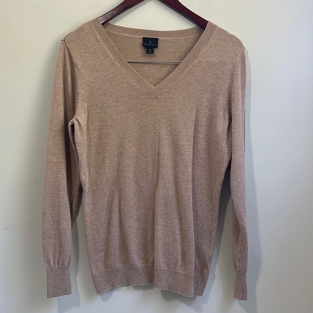 Worthington Women’s V-Neck Sweater Size Medium